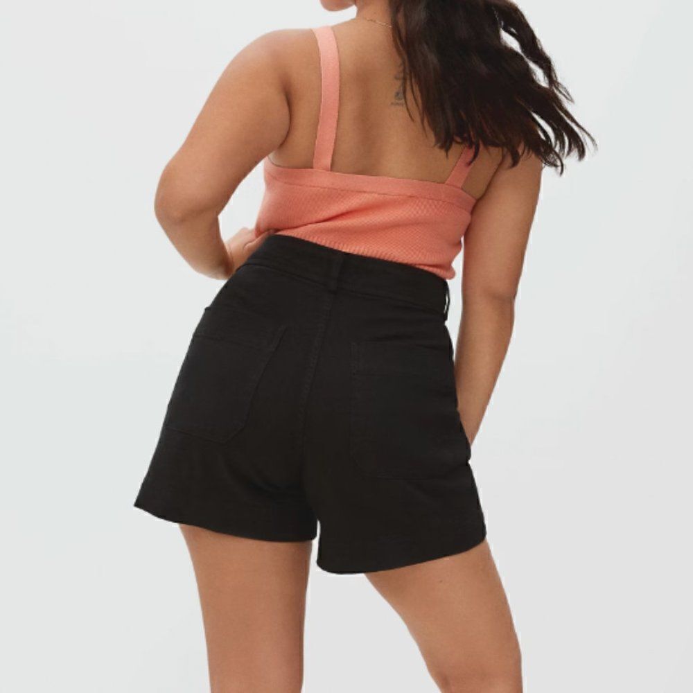 Everlane High Waisted Black Shorts in Size 0